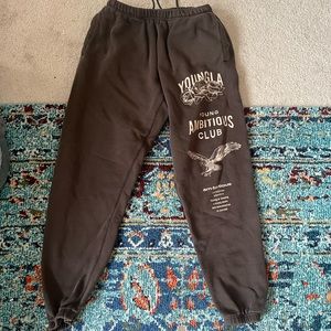 YOUNG LA XL 233 IMMORTAL JOGGERS BROWN